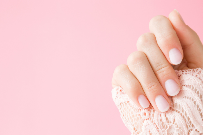 Woman's hand featuring nails