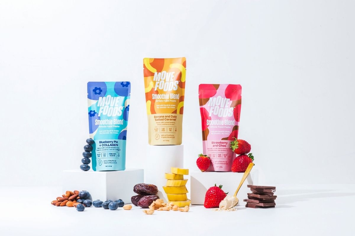 Move Foods Smoothie Blends flavours
