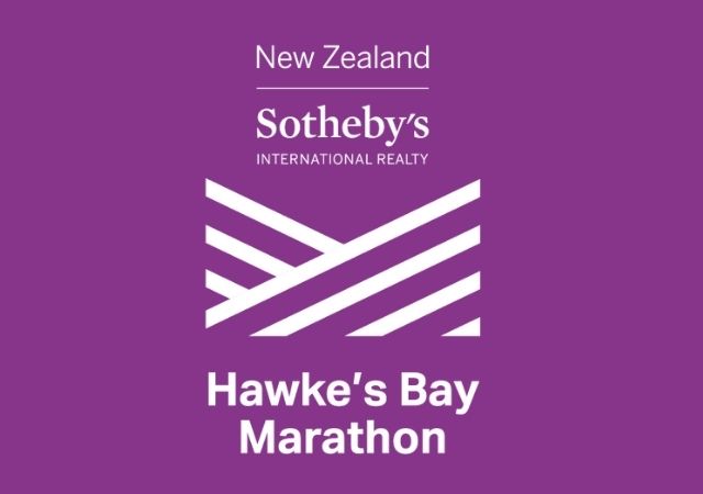hawkes bay marathon event logo
