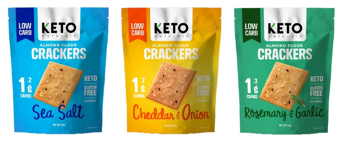 Keto Naturals Almond Flour Crackers